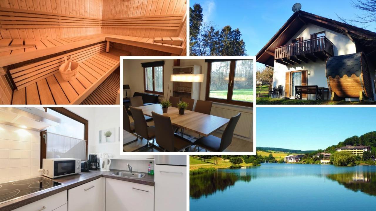 Seepark Kirchheim Ferienhaus Bei Zeta Mit Sauna 외부 사진