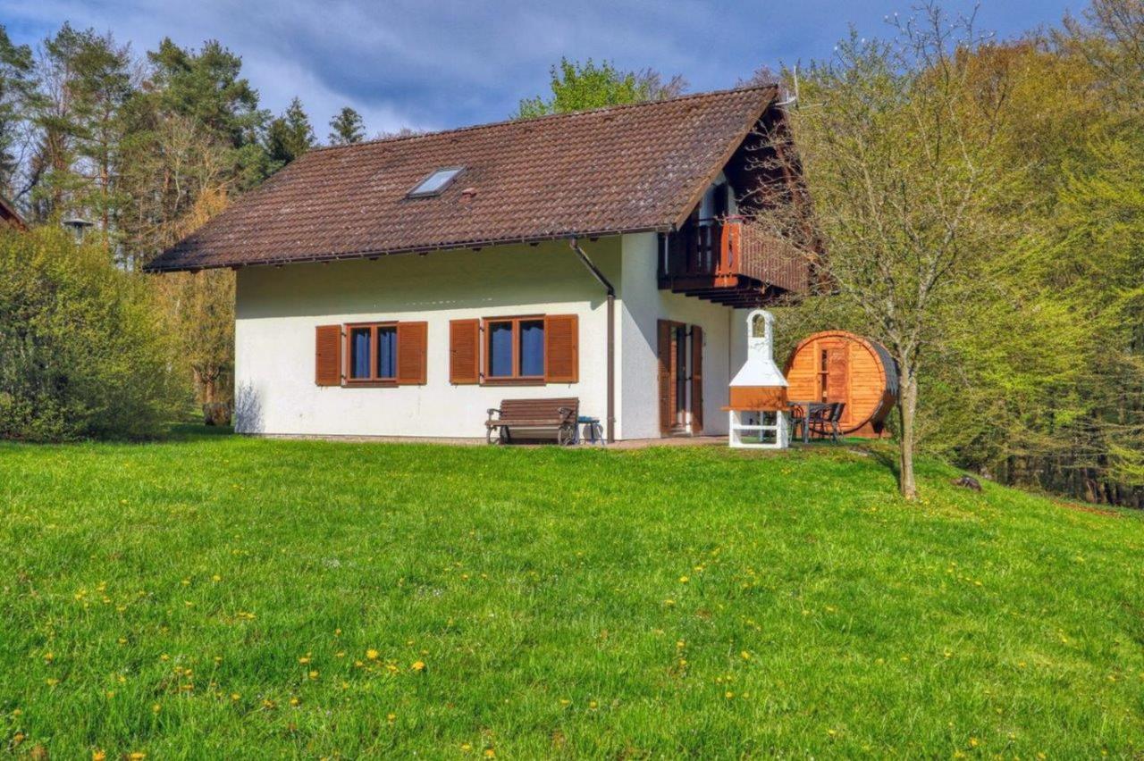 Seepark Kirchheim Ferienhaus Bei Zeta Mit Sauna 외부 사진