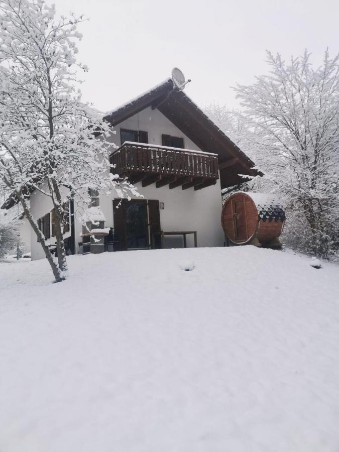 Seepark Kirchheim Ferienhaus Bei Zeta Mit Sauna 외부 사진