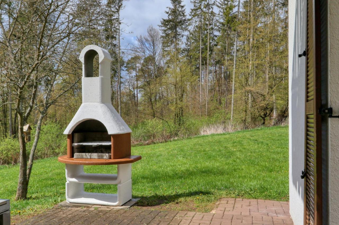 Seepark Kirchheim Ferienhaus Bei Zeta Mit Sauna 외부 사진